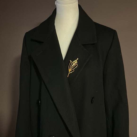 Kristen Blake Wool Peacoat Black - Picture 1 of 13